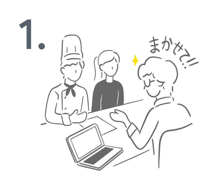 彩朝スタイルの選ばれる理由①
個性を引き出す提案力