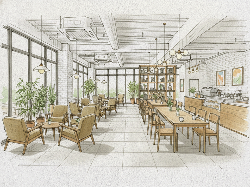 彩朝スタイル 店舗の集客力を上げるためのデザイン事例 内装デザイン