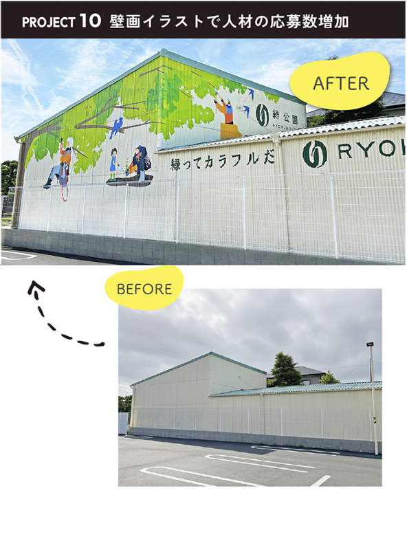 彩朝スタイルの施工例　Before ＆ After　緑公園様の店舗改装
