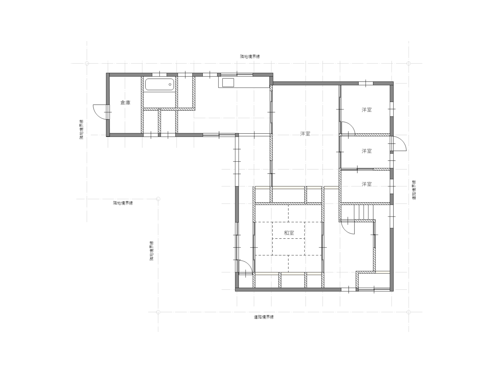 愛知の空き家　図面Before