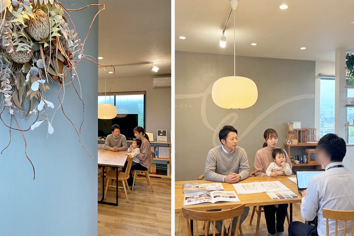 愛知県稲沢市にあるTetotte（丸武住建）様の店舗改装のデザイン設計をさせて頂きました。
